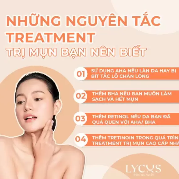 Những Nguyên Tắc Treatment Bạn Nên Biết Để Trị Mụn
