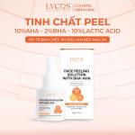 Tinh Chất Peel LYCOS 10% AHA – 10% Lactic acid – 2% BHA Tẩy Tế Bào Chết, Thông Thoáng Lỗ Chân Lông & Hỗ Trợ Làm Đều Màu Da 20ml