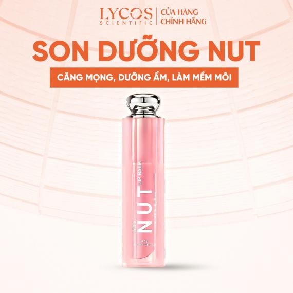 Son Dưỡng LYCOS Lip Balm Nut Dưỡng Ẩm, Làm Mềm & Cho Đôi Môi Tươi Tắn 10g