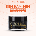 Kem Nám Đêm LYCOS Melanin Block Radiance Hỗ Trợ Mờ Nám, Tàn Nhang & Dưỡng Da Trắng Sáng 20g