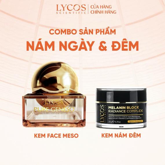 Combo Nám Ngày & Đêm LYCOS ( Kem Face Meso – Kem Nám Đêm )